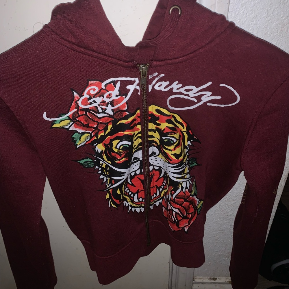 Ed hardy cropped jacket